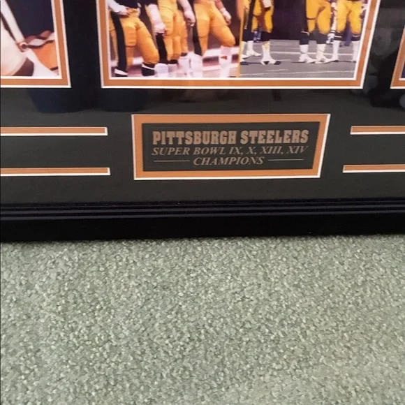 Steelers Championship Framed Photo Collage